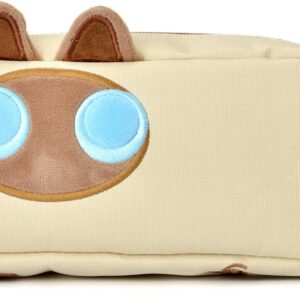 Hongdian Large Capacity Pencil Case, 3D Cat Pen Bags Pencil Pouch Organizer for Office College School